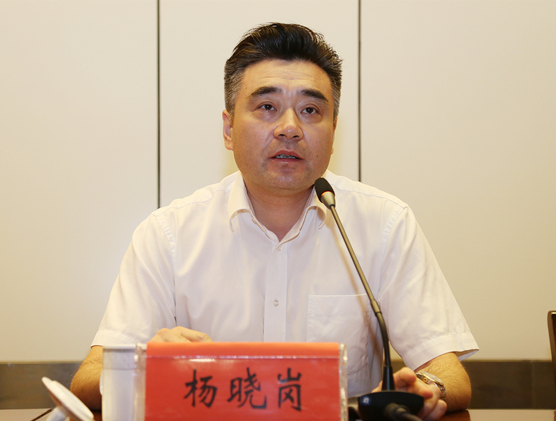 市委教育工委副书记、市教育局党组成员杨晓岗讲话